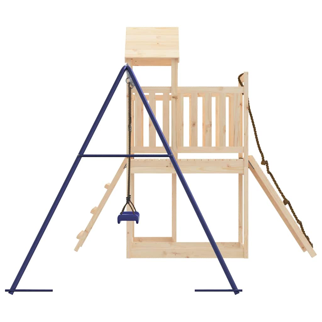 Outdoor Playset Solid Wood Pine