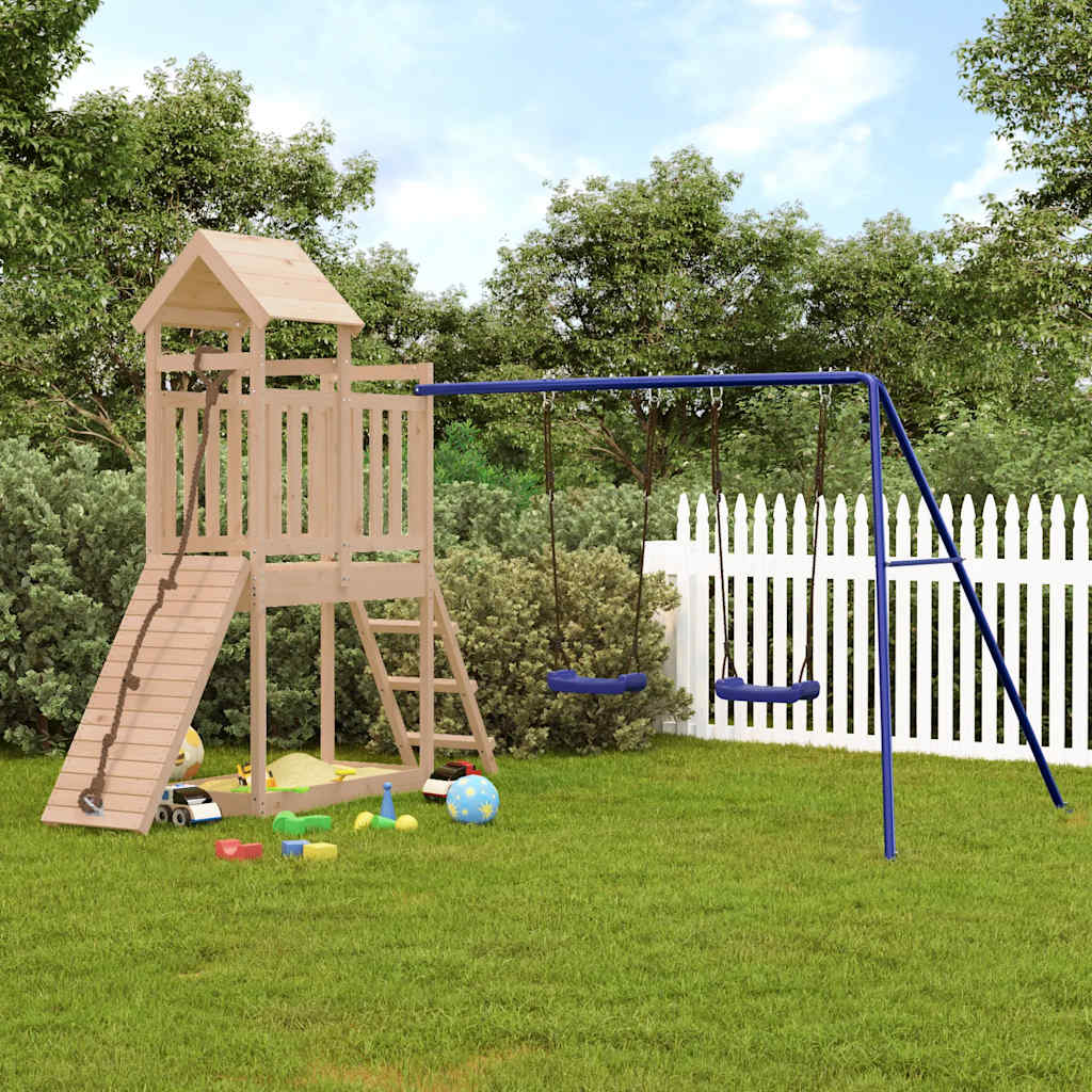 Outdoor Playset Solid Wood Pine
