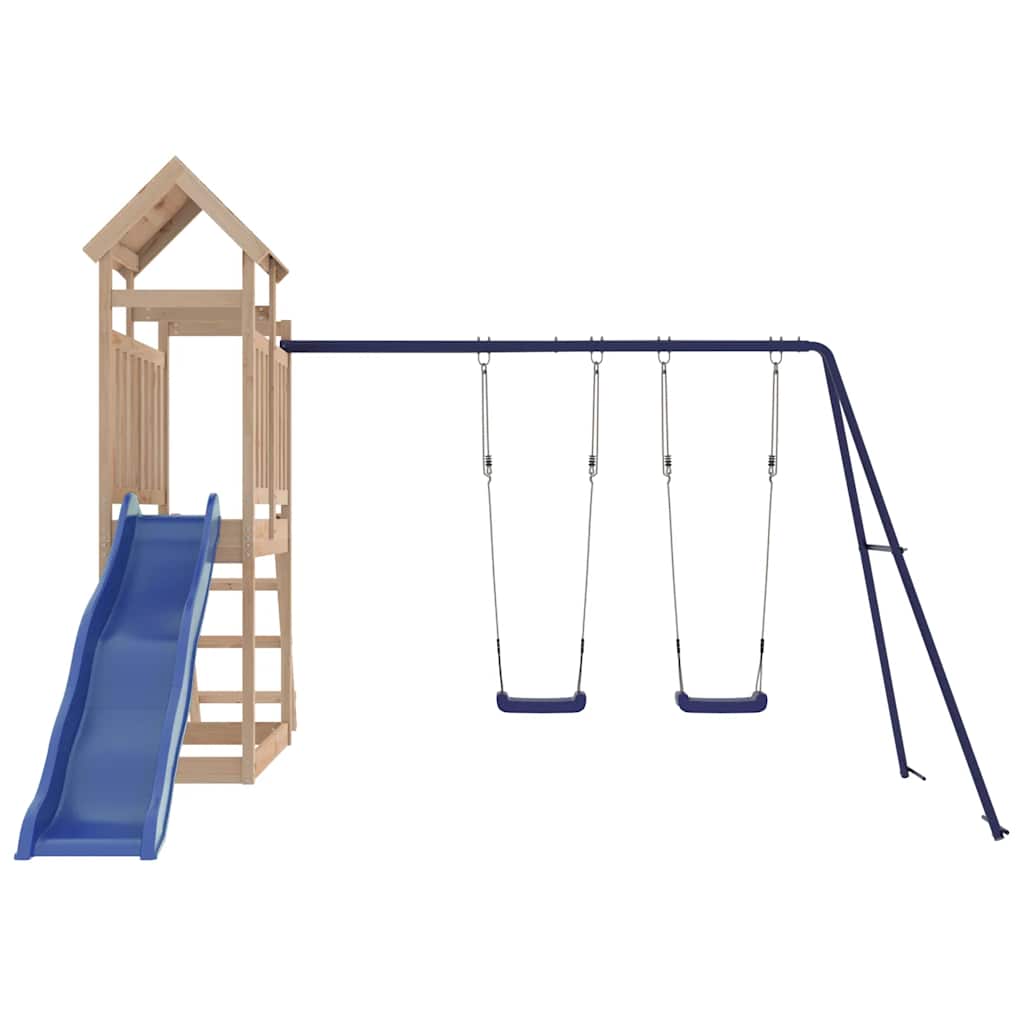 Outdoor Playset Solid Wood Pine