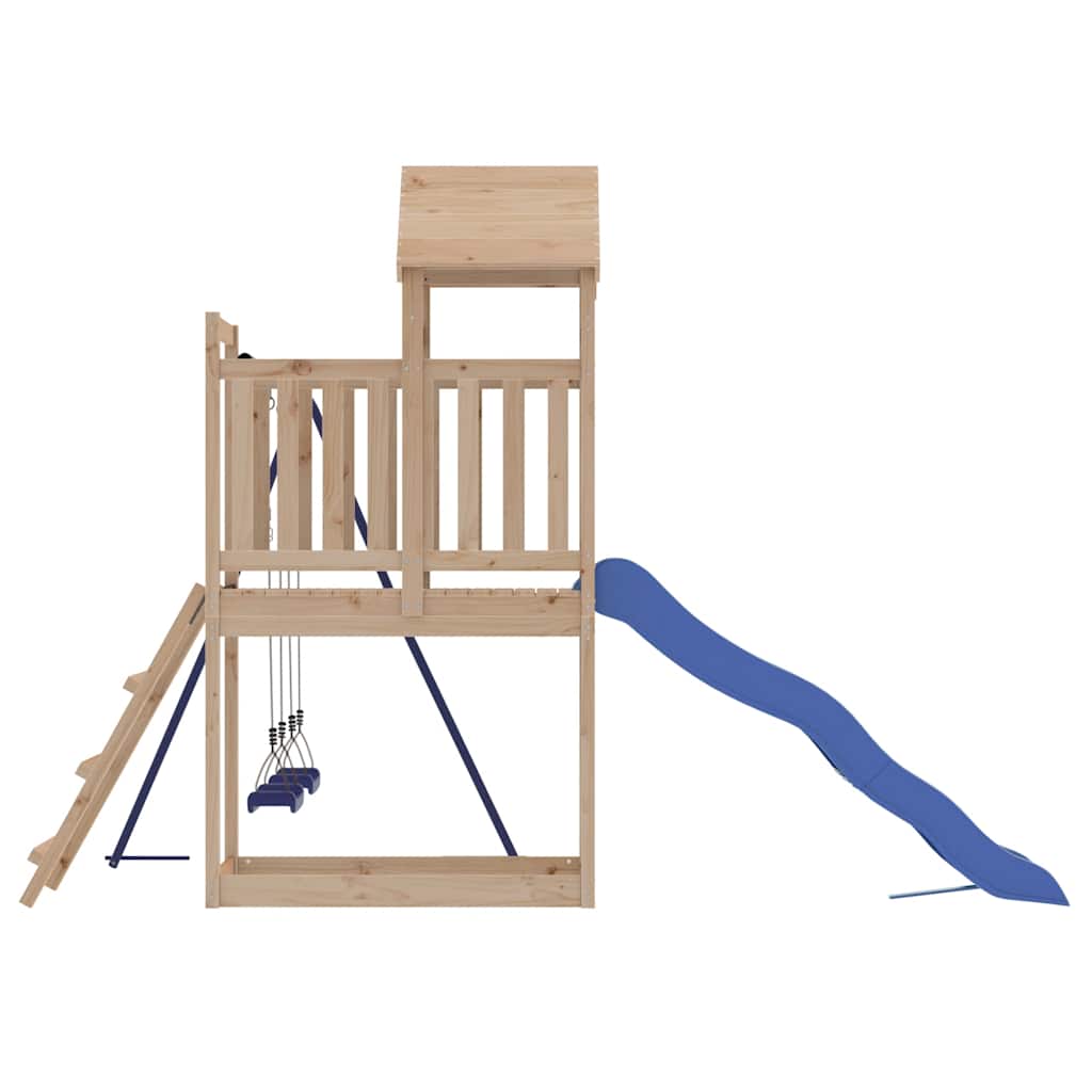 Outdoor Playset Solid Wood Pine