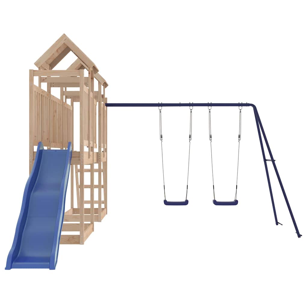 Outdoor Playset Solid Wood Pine