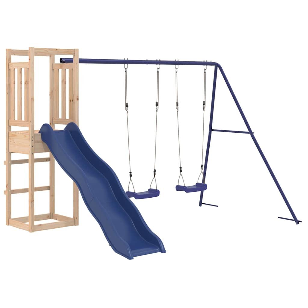 Outdoor Playset Solid Wood Pine