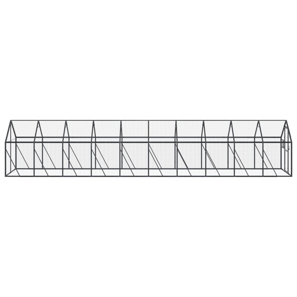 Aviary Anthracite 1.79x10x1.85 m Aluminium