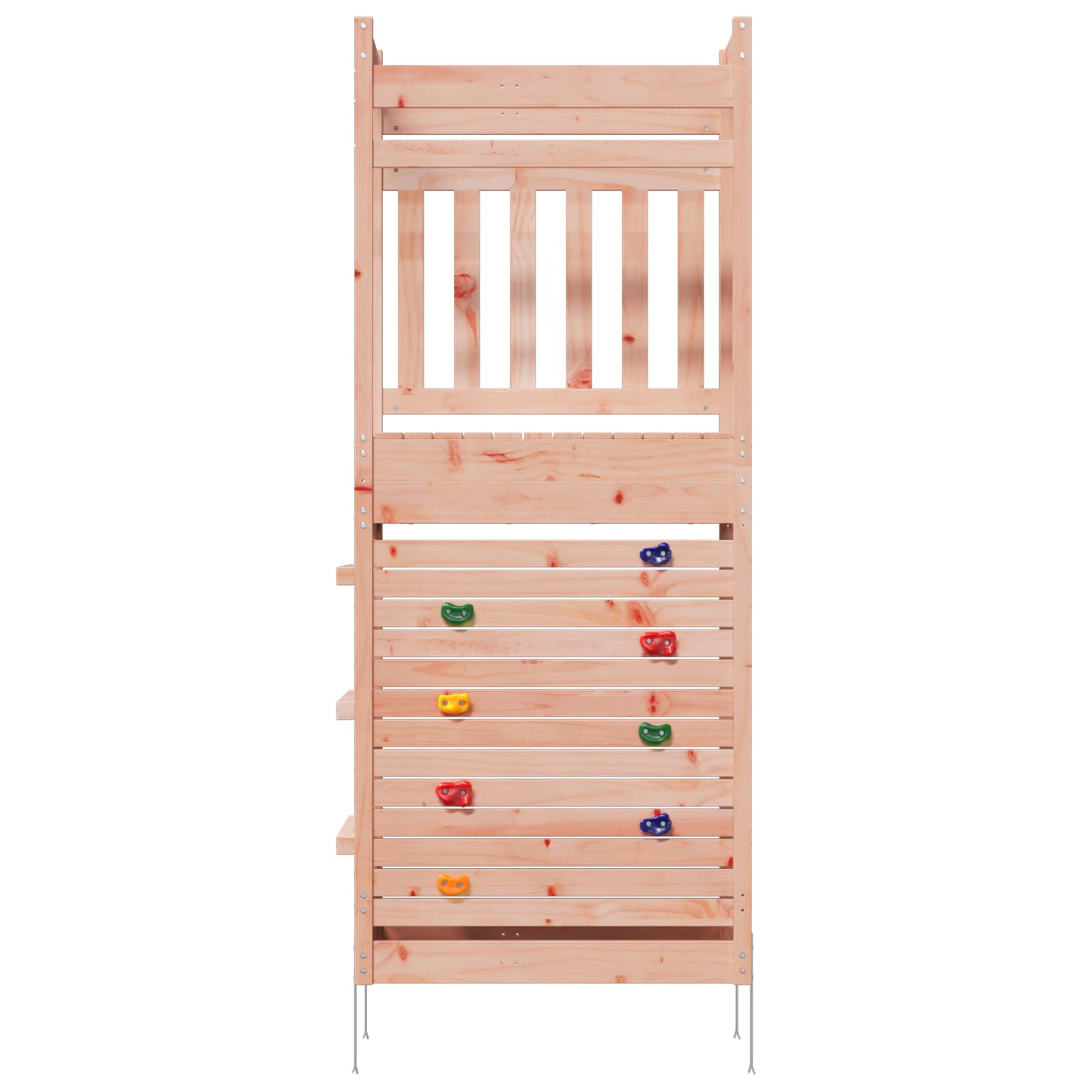 Outdoor Play Tower Natural 85 x 53 x 207 cm Solid Douglas Wood