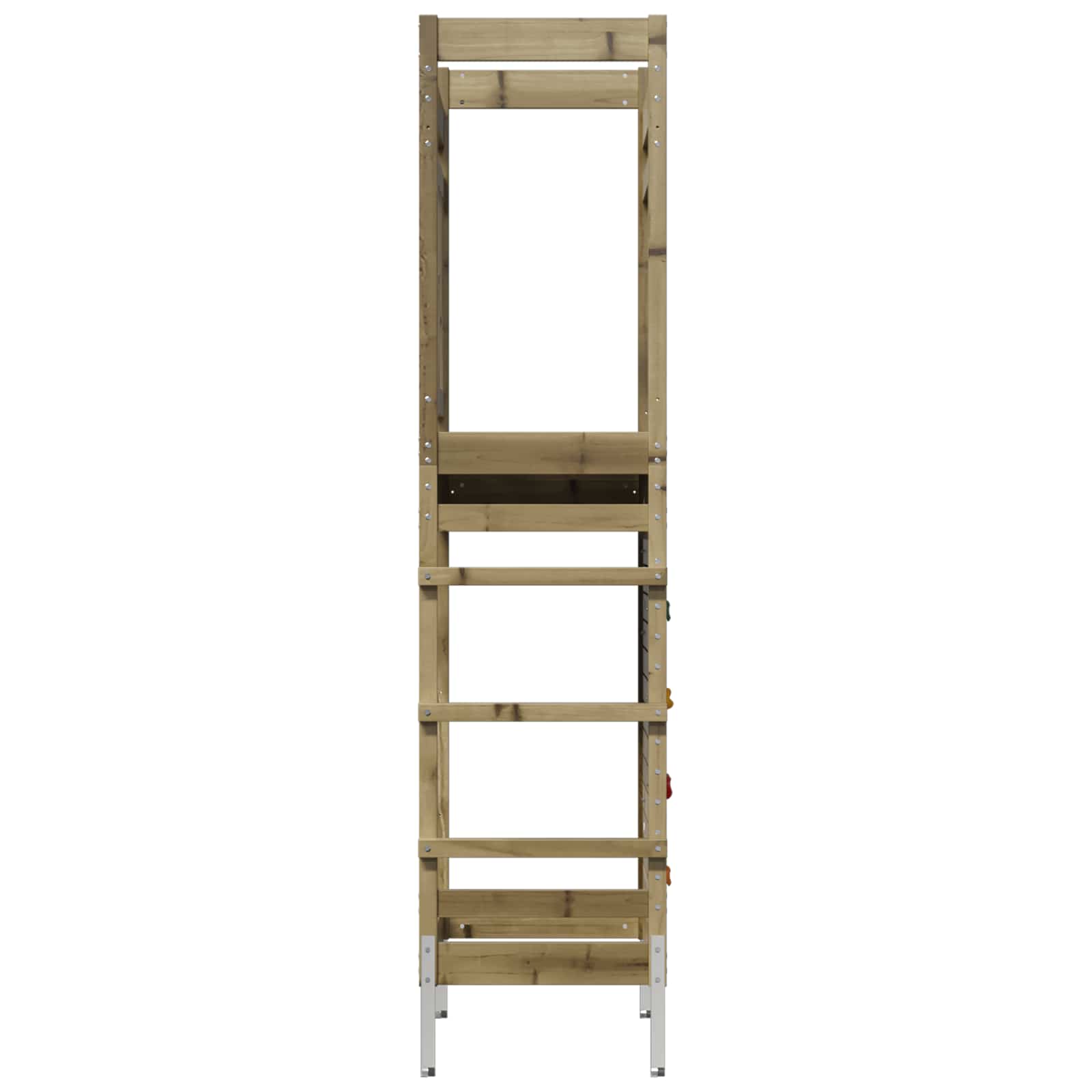 Outdoor Play Tower Natural Solid Impregnated Pinewood