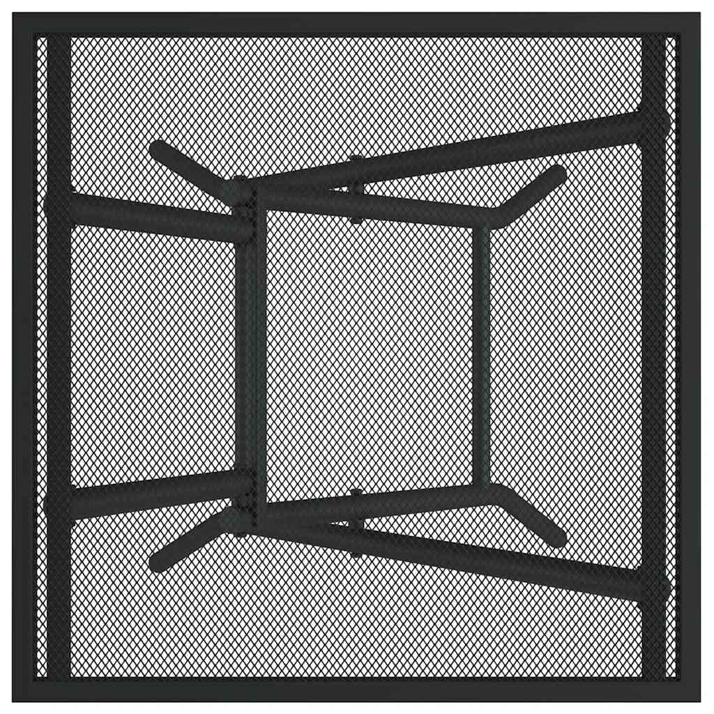 Folding Garden Table Anthracite 50x50x72 cm Steel Mesh