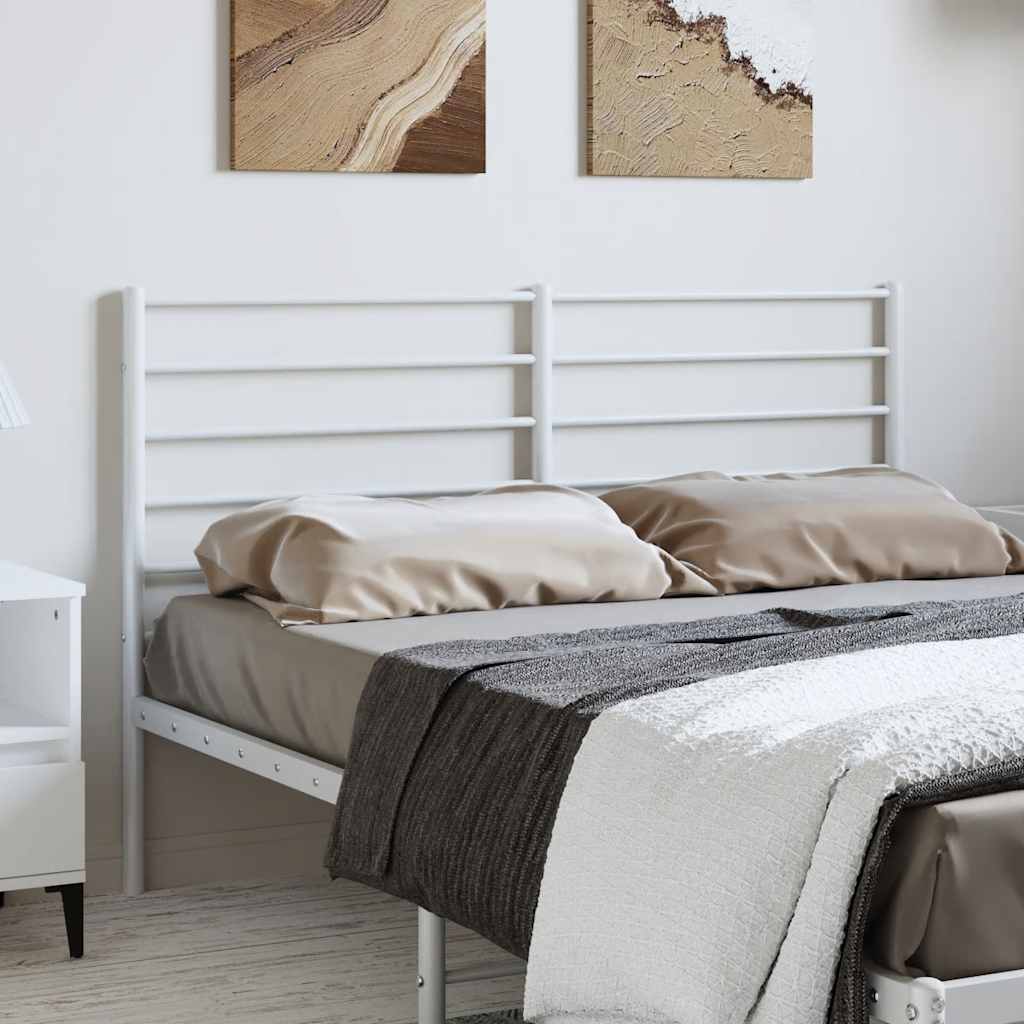 Metal Replace Headboard White 135 cm
