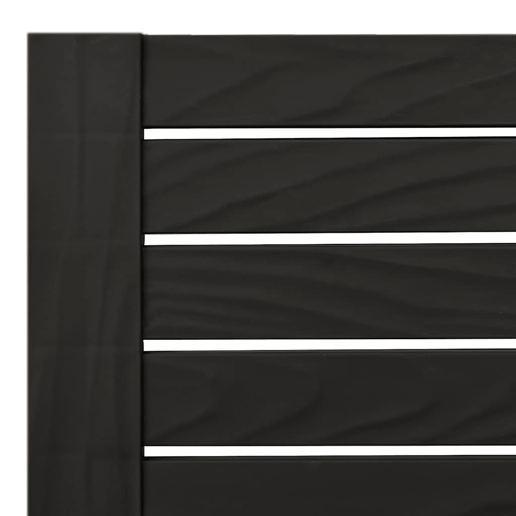 Sun Loungers 2 pcs Black 155x58x83 cm Polypropylene