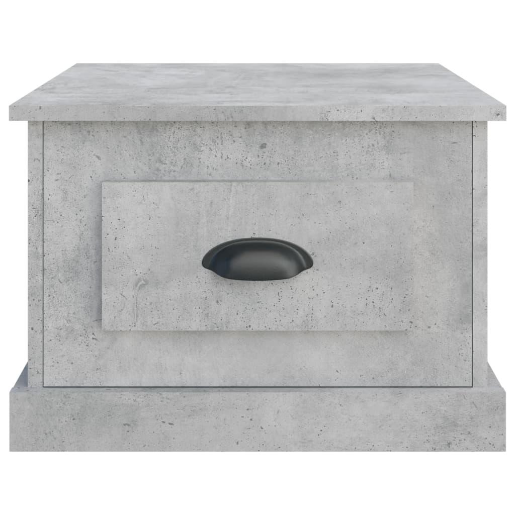 Coffee Table Concrete Grey 50x50x35 cm Engineered Wood