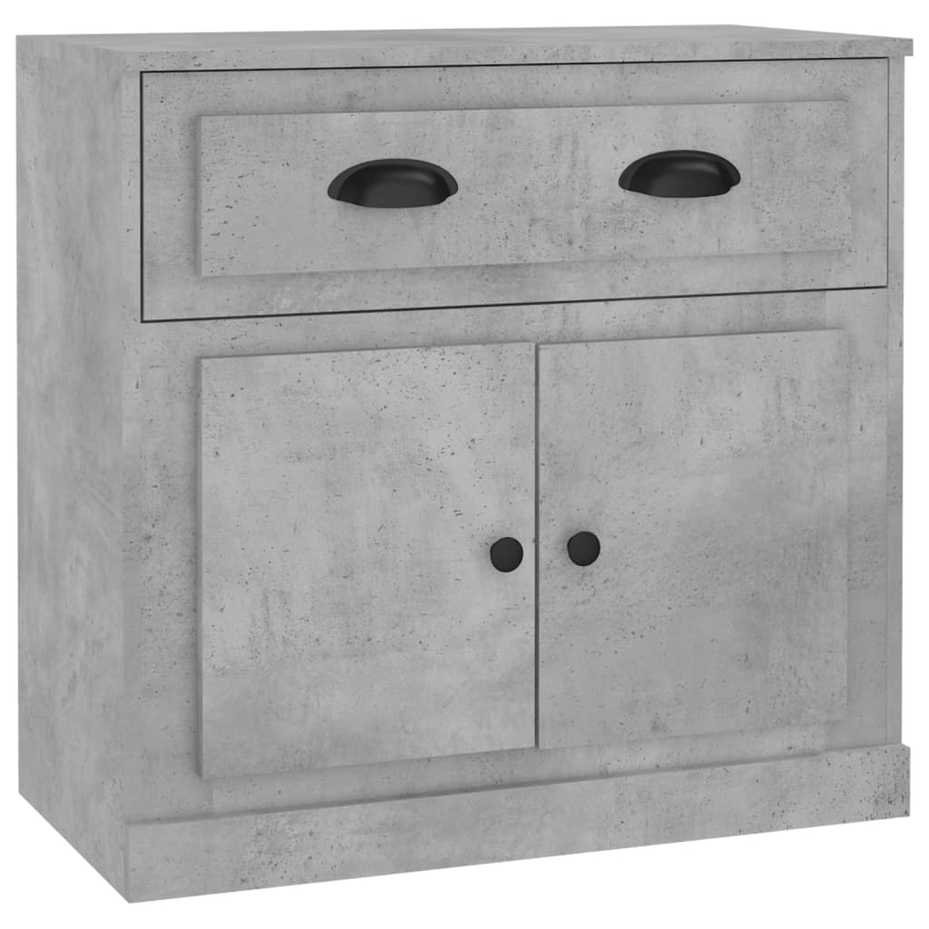 Sideboard Concrete Grey 70x35.5x67.5 cm Engineered Wood