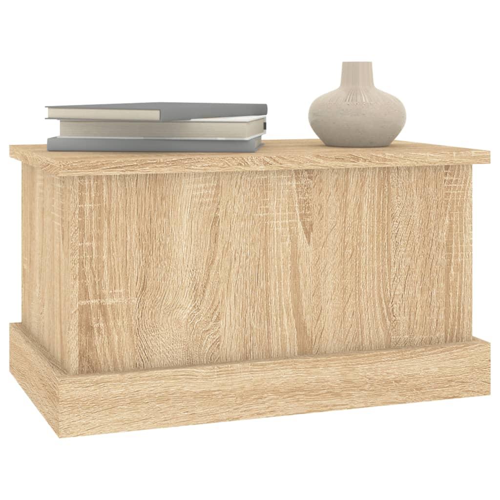 Storage Box Sonoma Oak 50x30x28 cm Engineered Wood