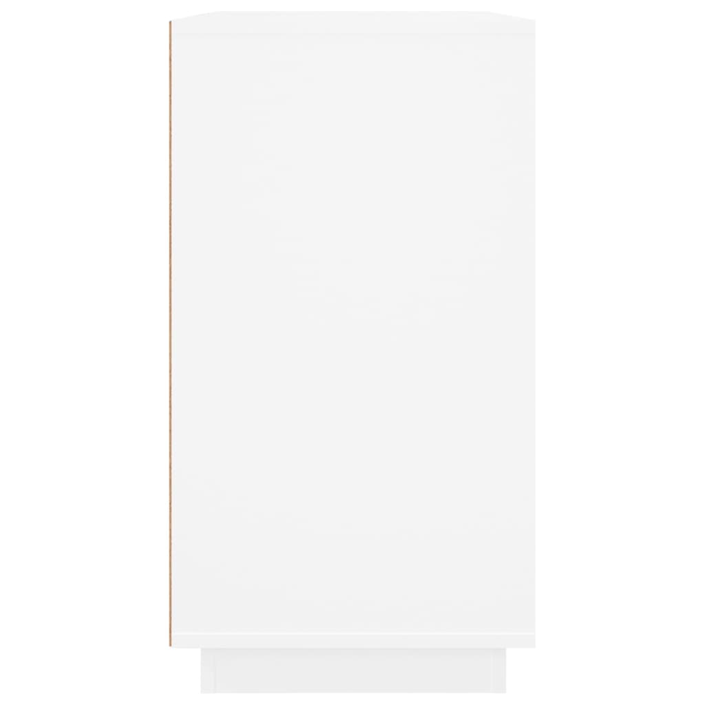 Sideboard White 80x34x75 cm Engineered Wood