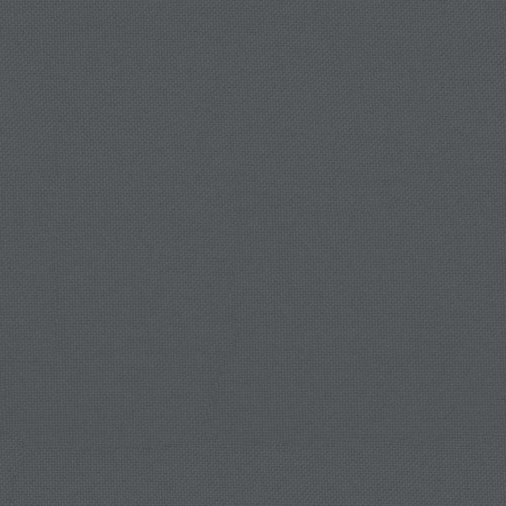 Middle Sofas with Cushions 2 pcs Black Solid Wood Pine