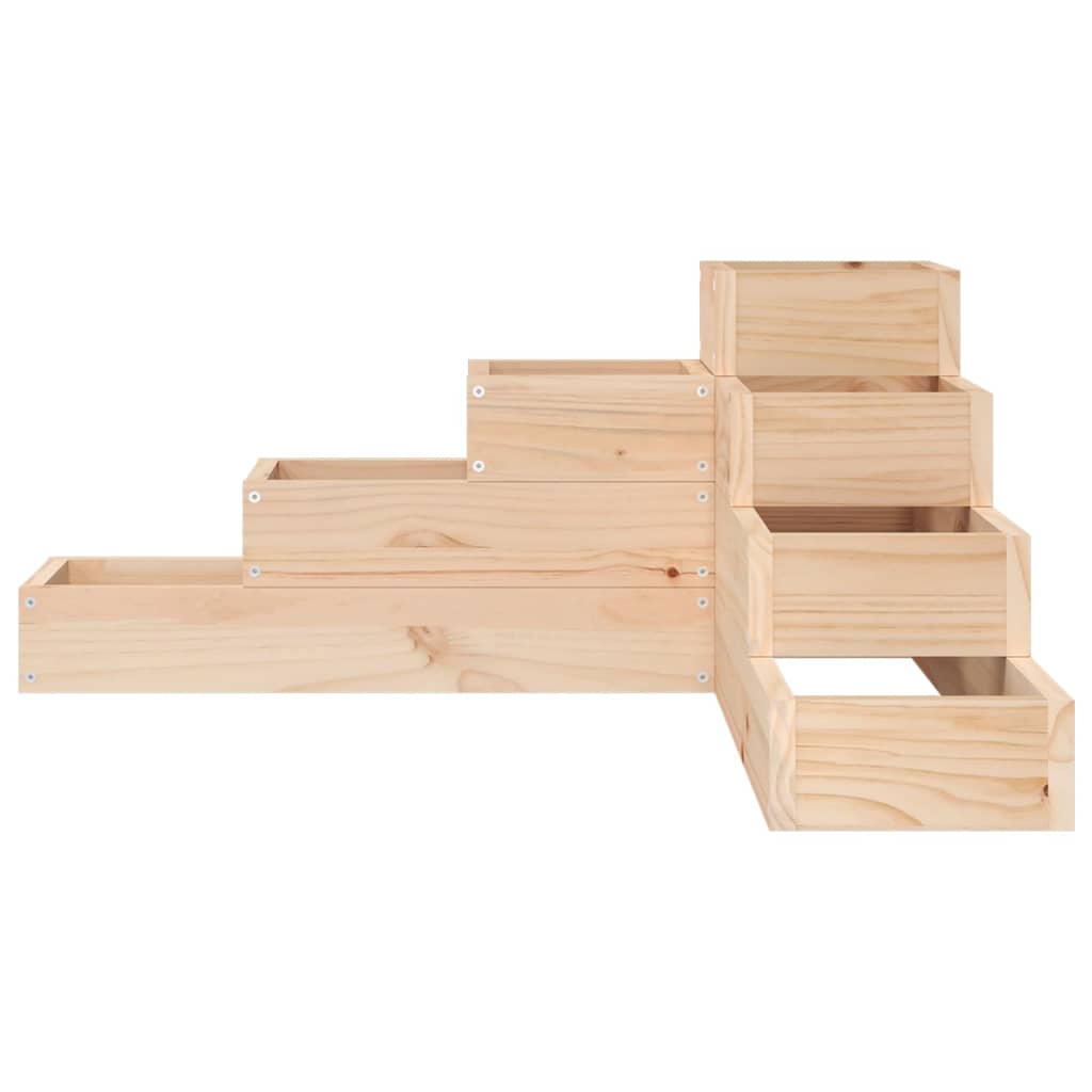 Garden Planter 4-Tier 80.5x79x36 cm Solid Wood Pine