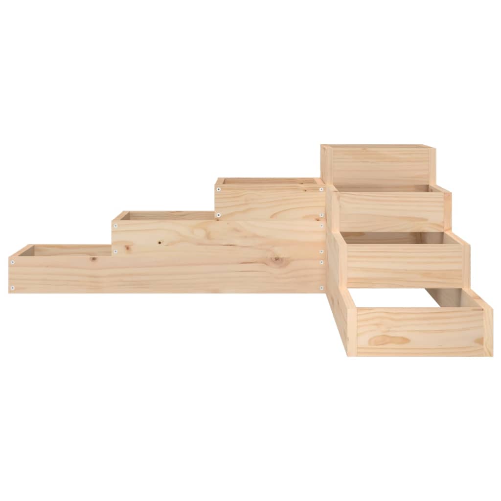 Garden Planter 4-Tier 106x104.5x36 cm Solid Wood Pine