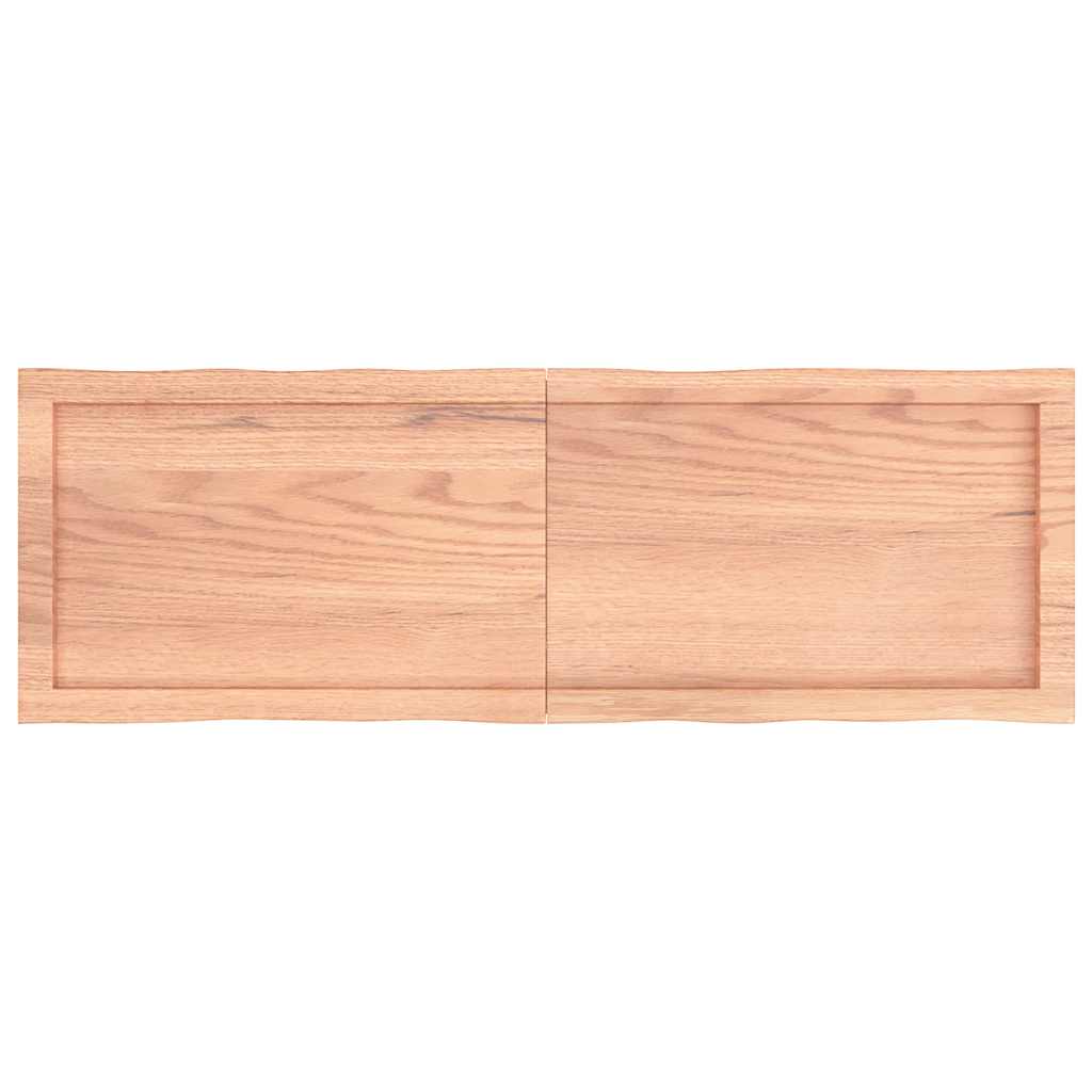 Table Top Light Brown 120x40x(2-4) cm Live Edge