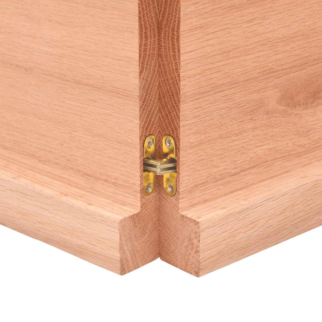 Table Top Light Brown 120x40x(2-4) cm Live Edge