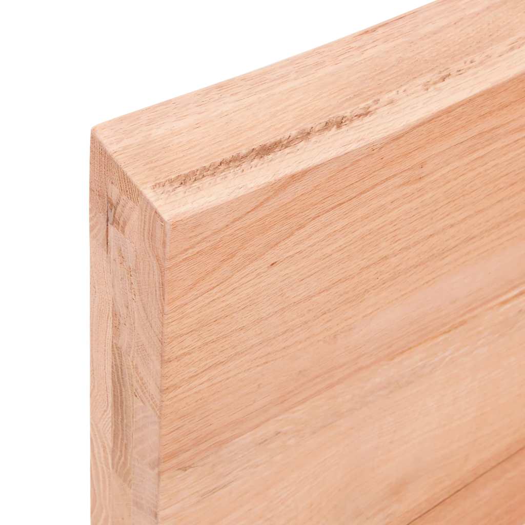 Table Top Light Brown 120x50x(2-6) cm Live Edge