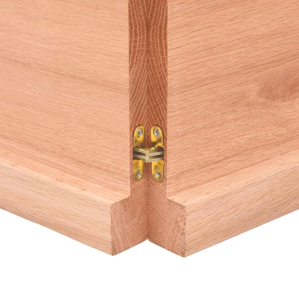 Table Top Light Brown 120x60x(2-4) cm Live Edge