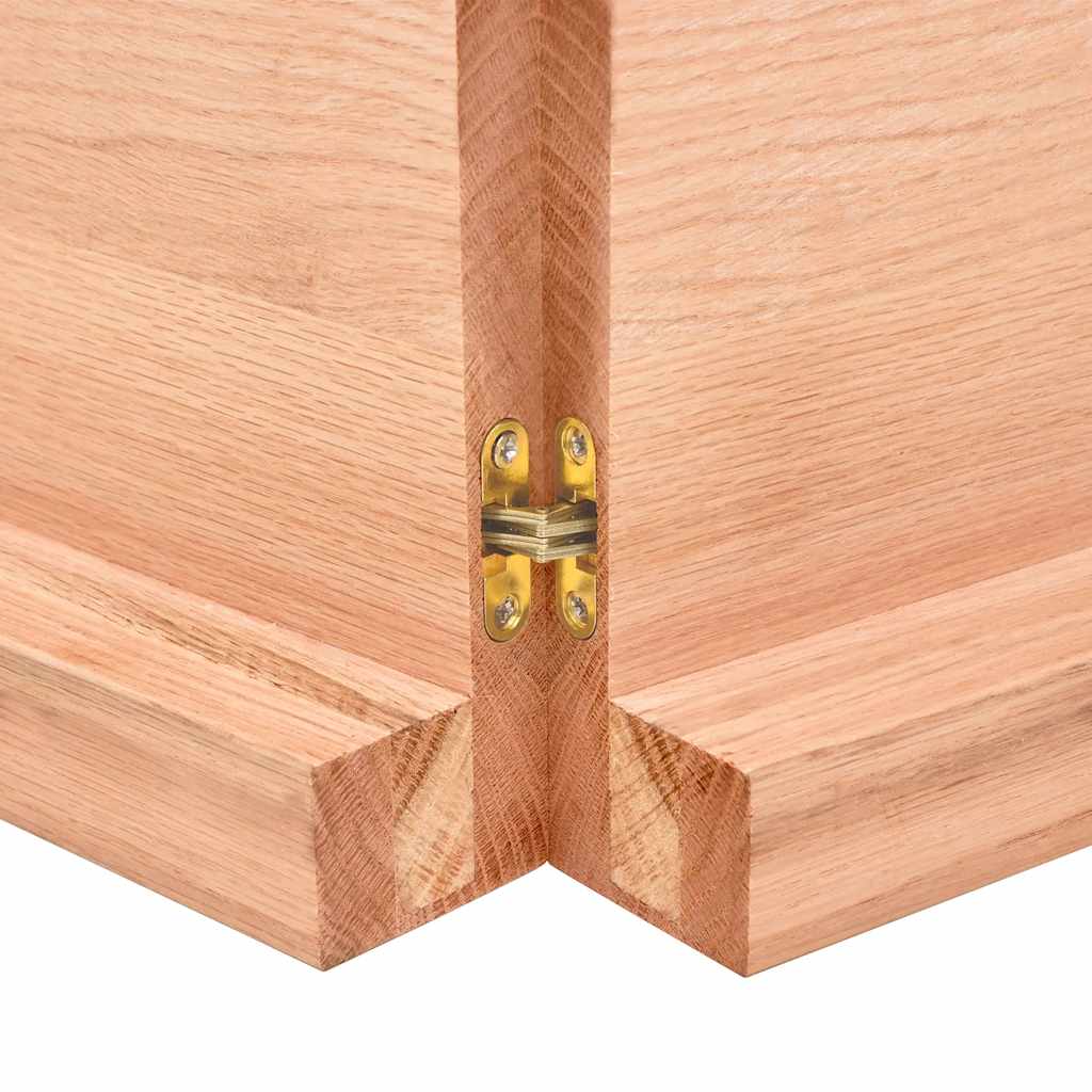 Table Top Light Brown 120x60x(2-6) cm Live Edge