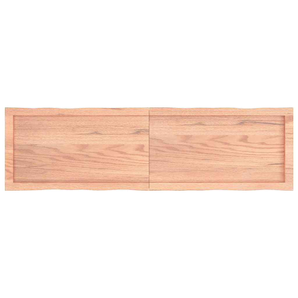 Table Top Light Brown 140x40x(2-4) cm Live Edge
