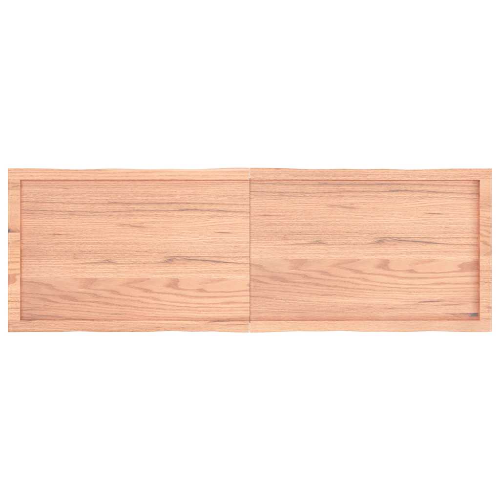 Table Top Light Brown 160x50x(2-4) cm Live Edge