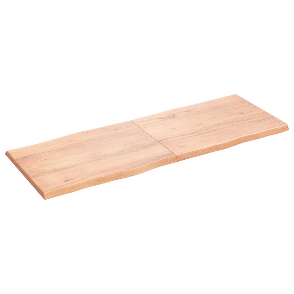 Table Top Light Brown 160x60x(2-4) cm Live Edge