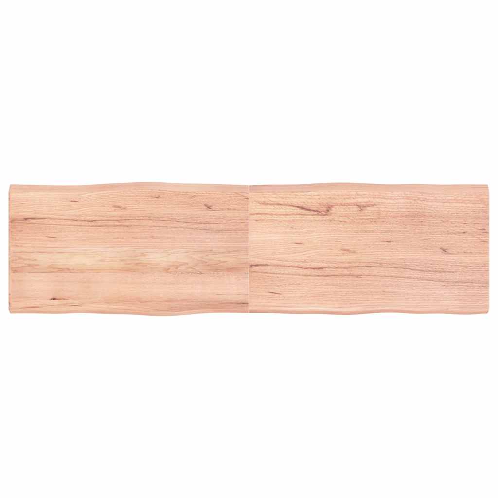 Table Top Light Brown 180x50x(2-4) cm Live Edge