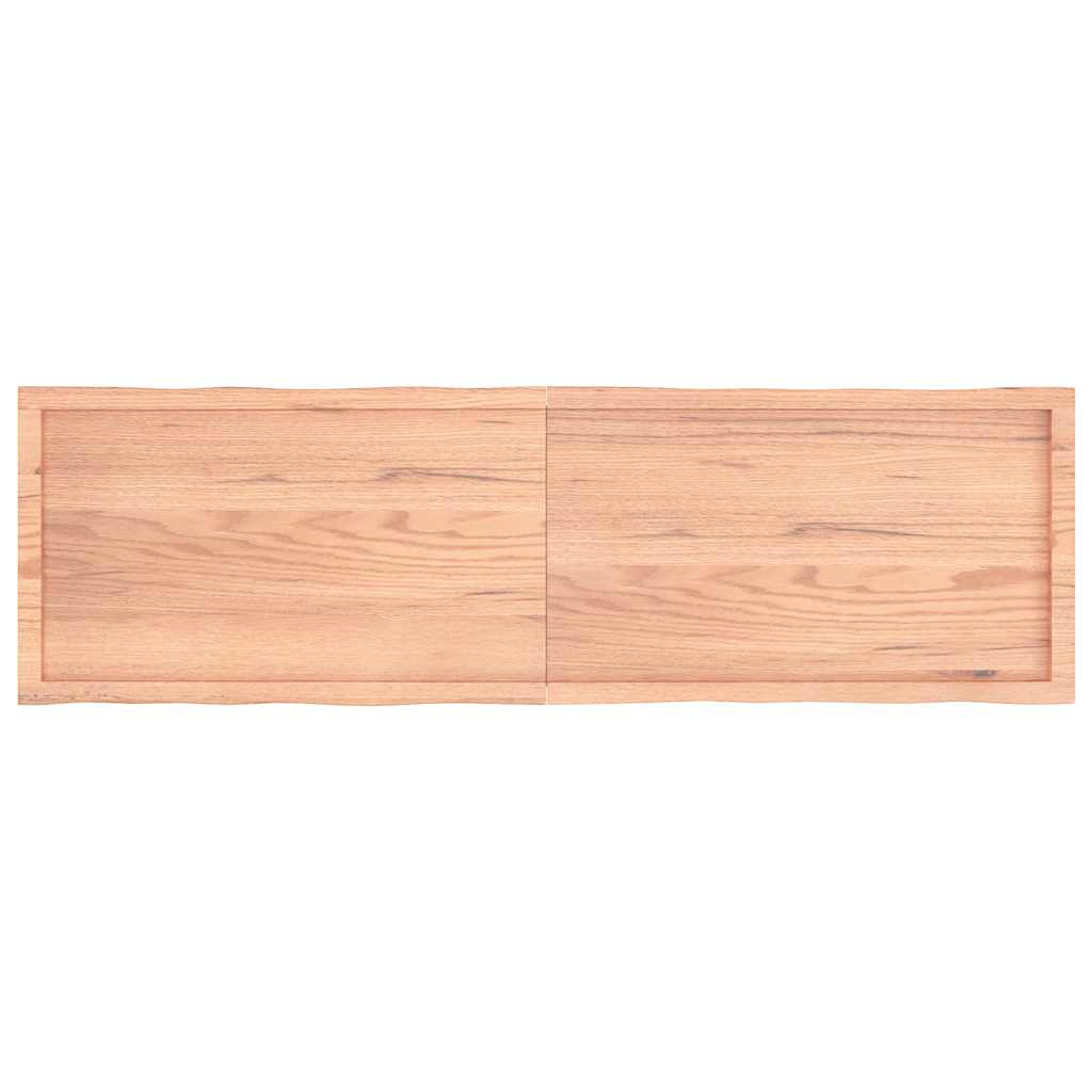 Table Top Light Brown 180x50x(2-6) cm Live Edge