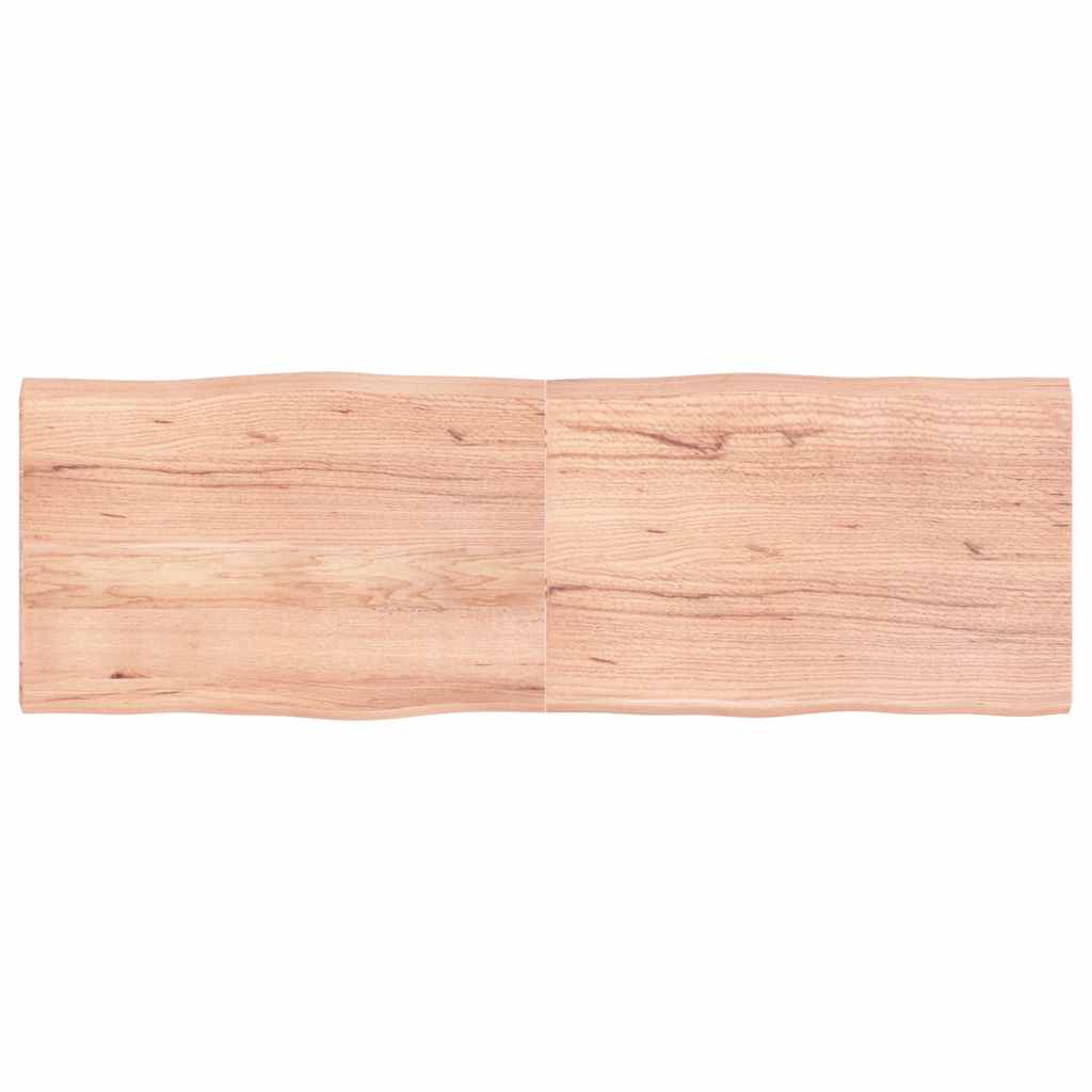 Table Top Light Brown 180x60x(2-4) cm Live Edge