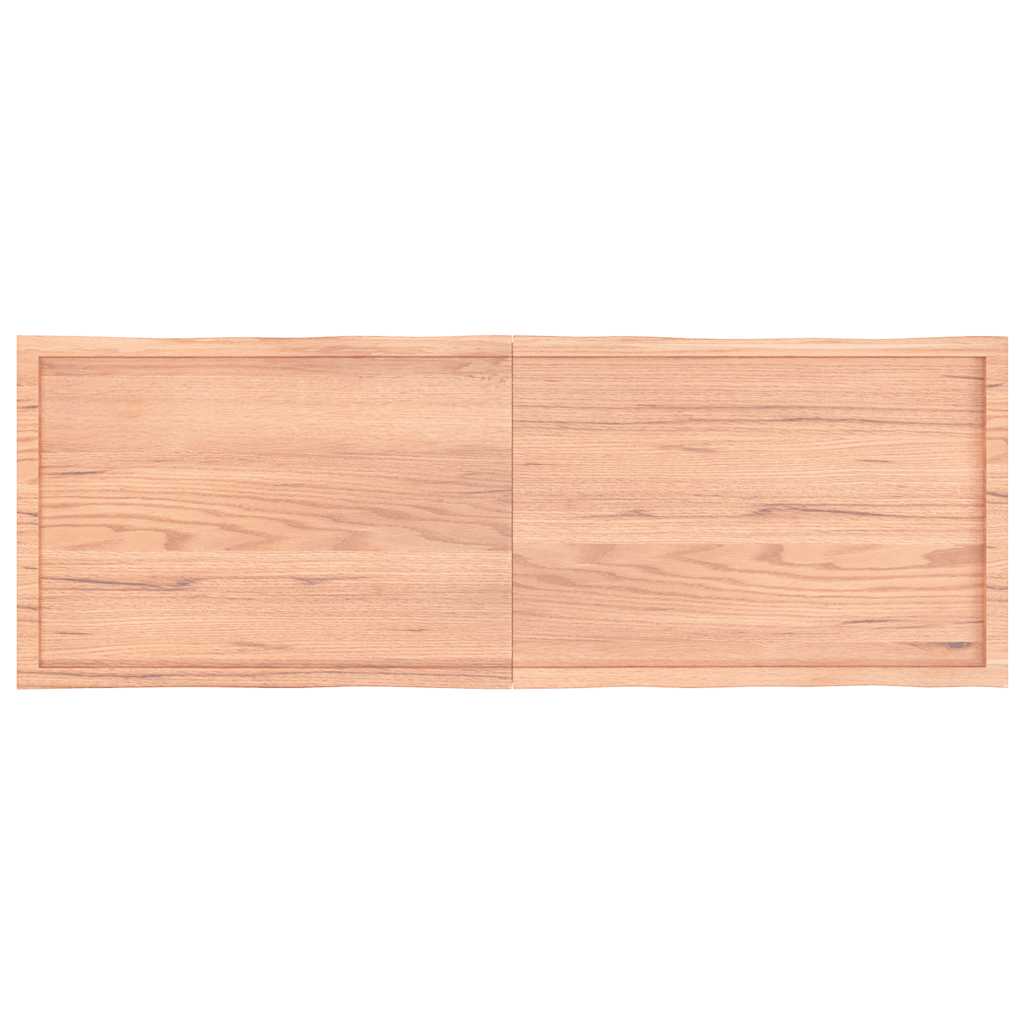 Table Top Light Brown 180x60x(2-6)cm Treated Solid Wood Live Edge