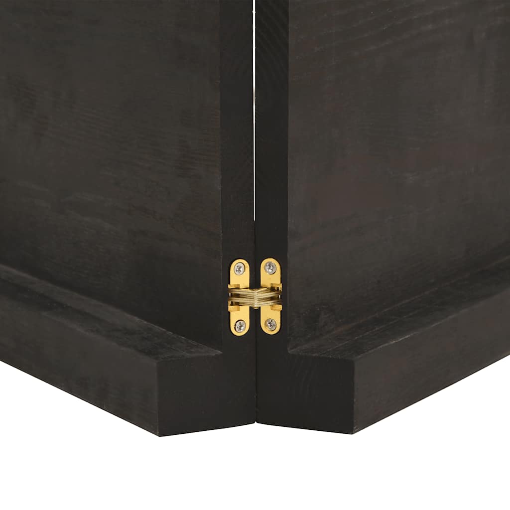 Table Top Dark Brown 120x50x(2-6) cm Live Edge