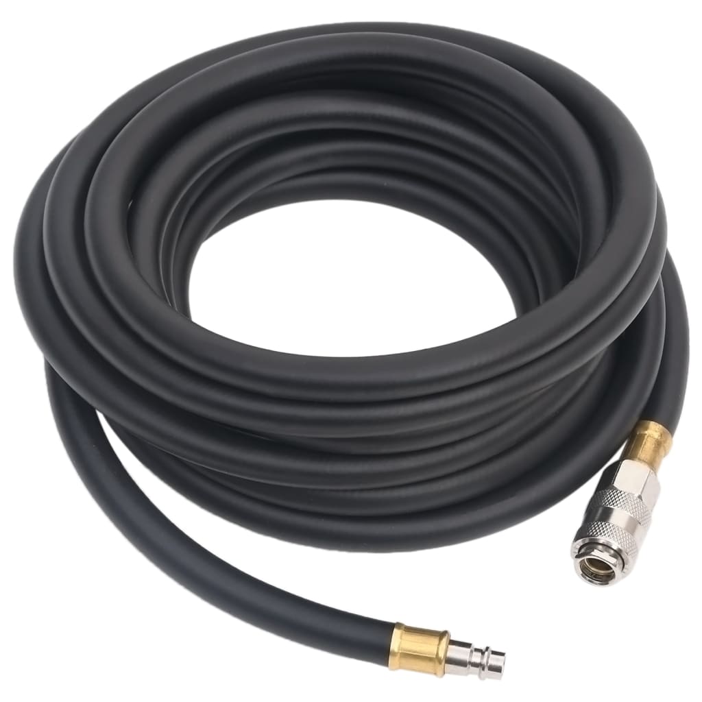 Hybrid Air Hose Black 0.6" 10 m Rubber and PVC