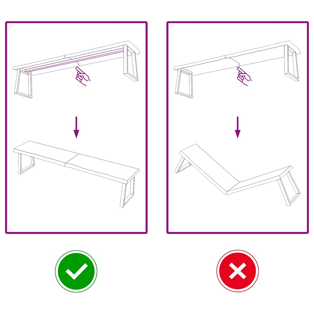 Bathroom Countertop Light Brown 180x40x4 cm Treated Solid Wood