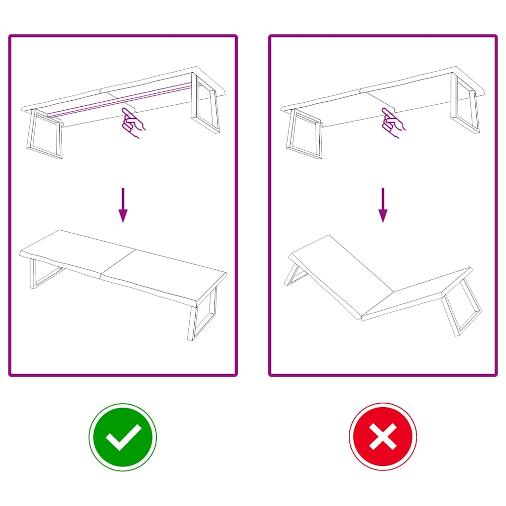 Table Top Light Brown 180x50x4 cm Treated Solid Wood Oak