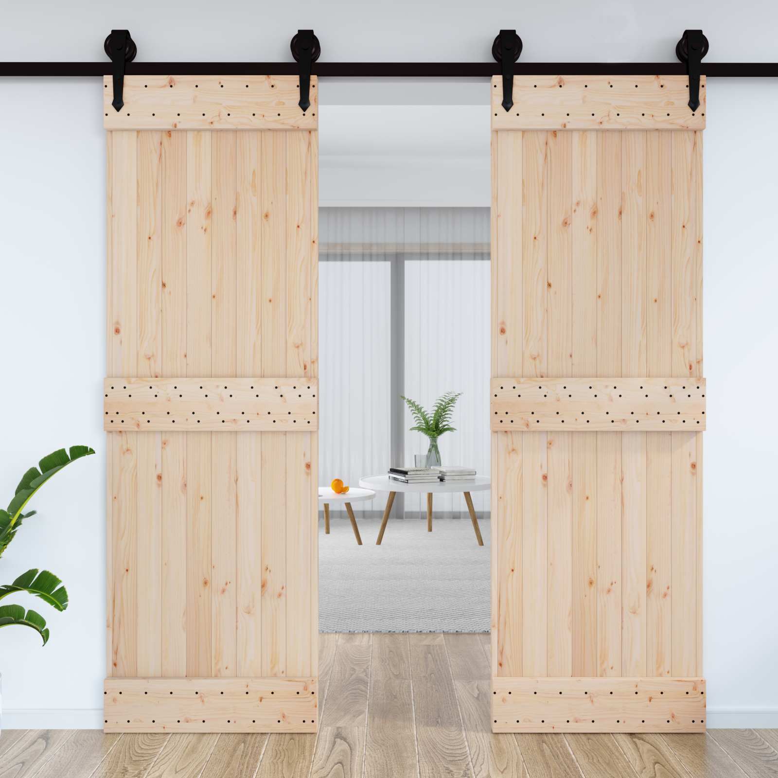 Door NARVIK Natural 70 x 210 cm Solid Pine Wood