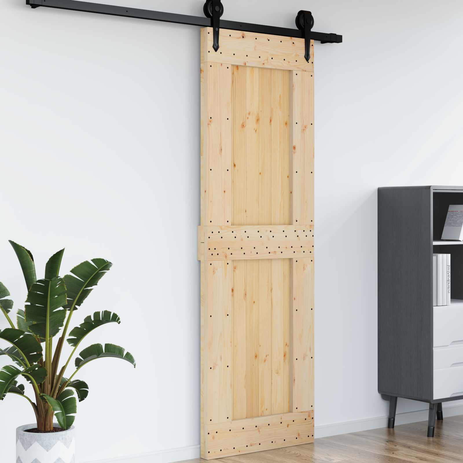 Door NARVIK Natural 70 x 210 cm Solid Pine Wood