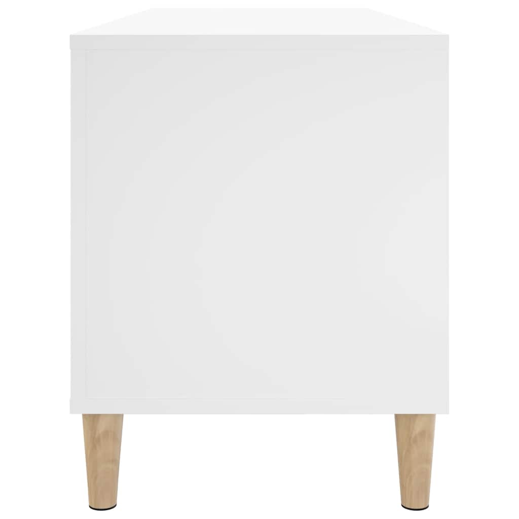 Record Cabinet White 100x38x48 cm Engineered Wood