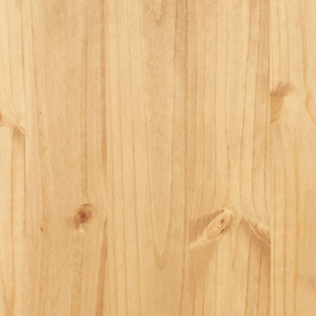Highboard Corona Brown 112x43x191.5 cm Solid Wood Mexican Pine