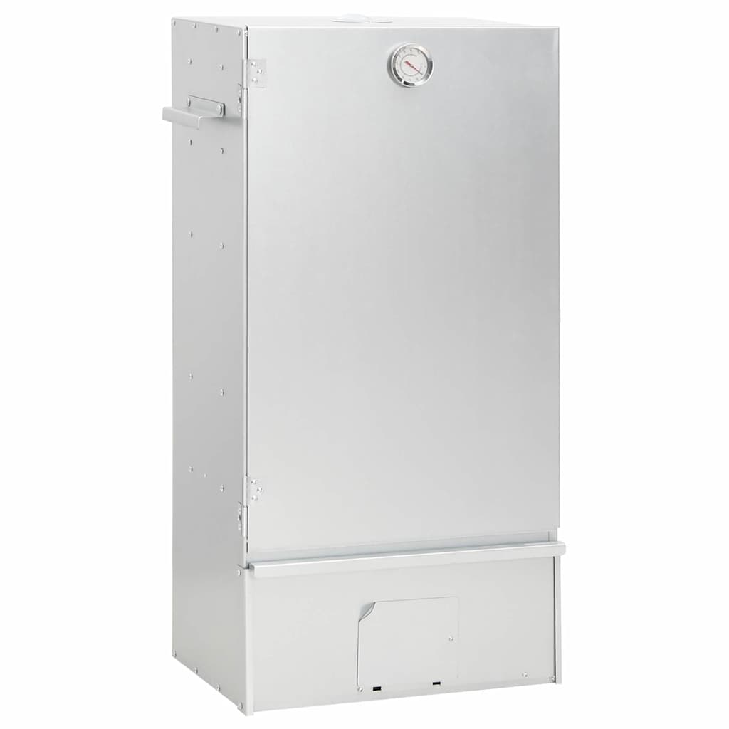 BBQ Oven Smoker with Wood Chips 44.5x29x83 cm Galvanised Steel