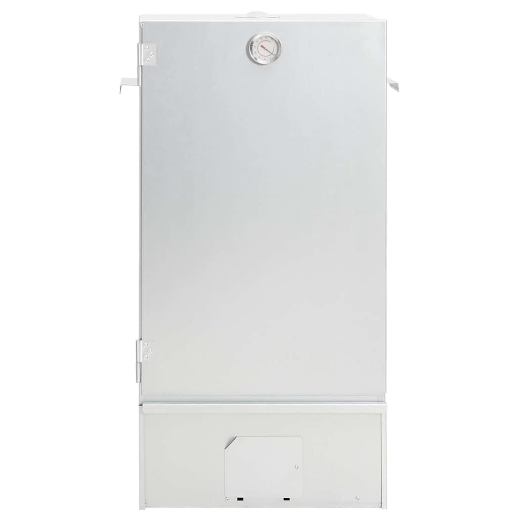 BBQ Oven Smoker with Wood Chips 44.5x29x83 cm Galvanised Steel
