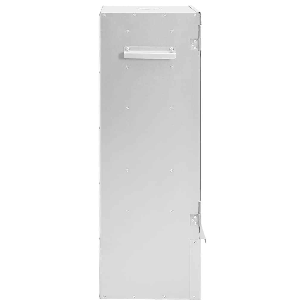 BBQ Oven Smoker with Wood Chips 44.5x29x83 cm Galvanised Steel