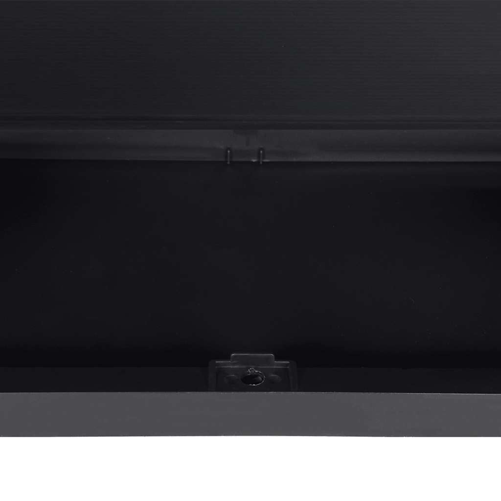 Outdoor Storage Cabinet Black 65x37x85 cm PP