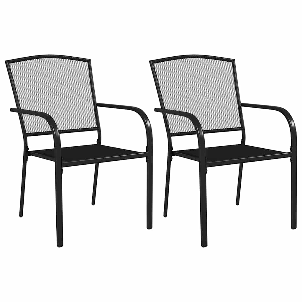 3 Piece Garden Dining Set Anthracite Steel