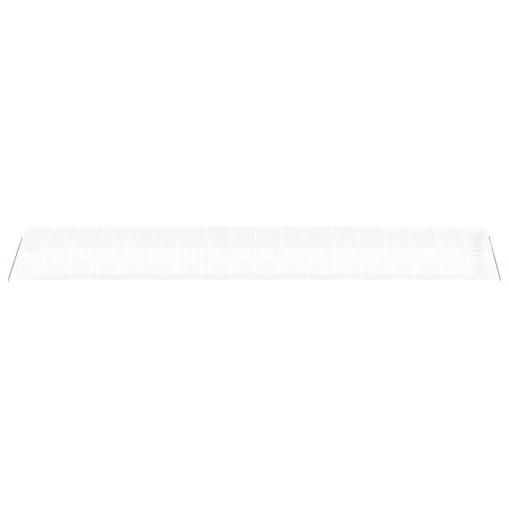 Greenhouse with Steel Frame White 54 m² 18x3x2 m