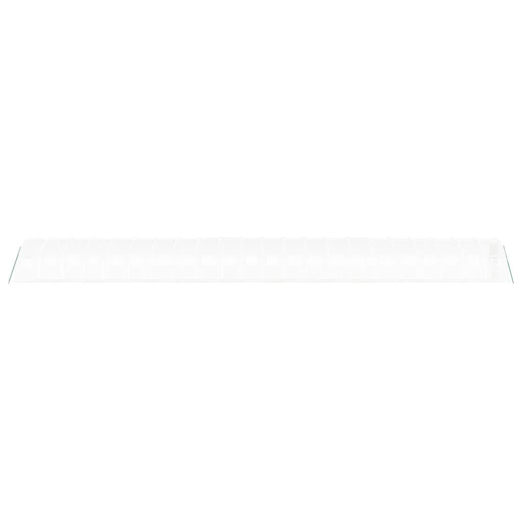 Greenhouse with Steel Frame White 66 m² 22x3x2 m