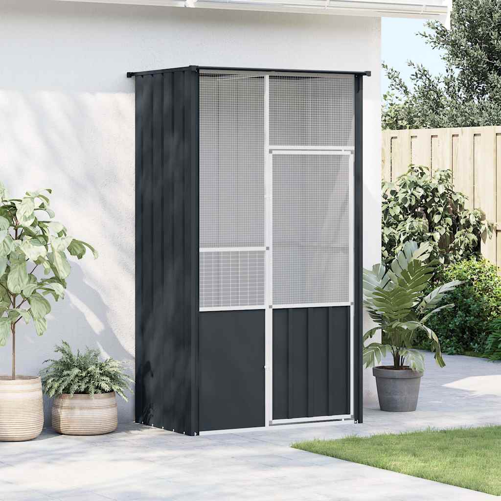 Bird Cage Anthracite 115x78x200 cm Galvanised Steel