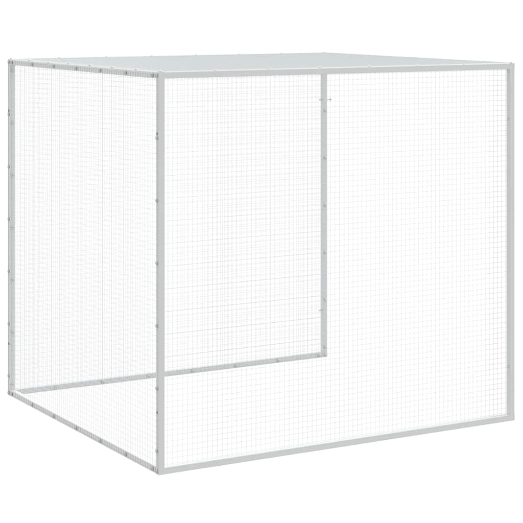 Chicken Cage with Roof Anthracite 603x98x90 cm Galvanised Steel