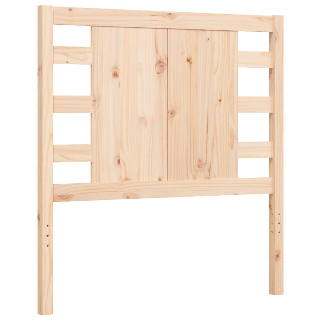 Bed Frame without Mattress 90x190 cm Solid Wood Pine