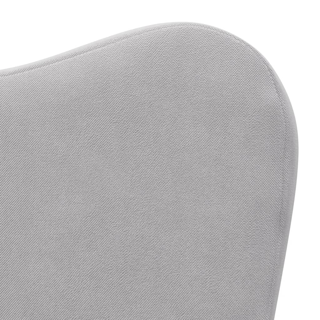 Kids' Sofa Light Grey Soft Plush